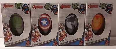 $29.44 • Buy Marvel Avengers Logo Pint Glasses Set Of 4 Thor Hulk Iron Man Captain America 