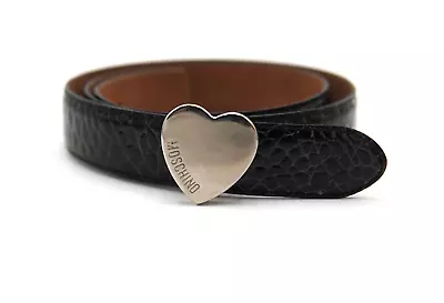 Black Patent Leather Moschino Belt • $99.99