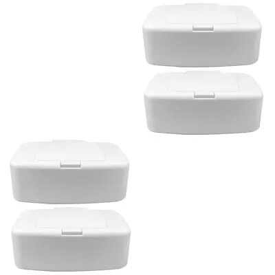  4 Pcs Tissue Holder Napkin Dispenser Wipes Storage Box Tissue Storage Box Wipe • £20.19