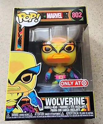 Funko Marvel X-Men Wolverine #802 Blacklight Target Exclusive WITH PROTECTOR • $22.98