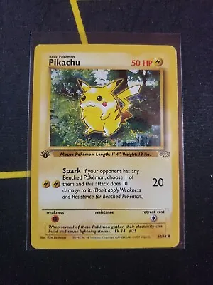$7 • Buy Pikachu Jungle 1st Edition Common 60/64 - Pokemon TCG