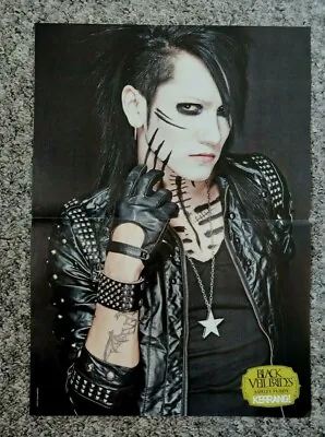 £4.25 • Buy  Black Veil Brides / Jake Pitts & Ashley Purdy -Double-Sided Kerrang Poster RARE