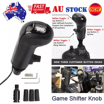 Racing Game Shifter Knob Simulation Car Joystick For Logitech G25 G27 G29 G920 • $87.55