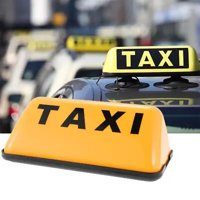 12v Taxi Cab Sign Roof Top Topper Car Magnetic Lamp LED Light Waterproof • $11.99