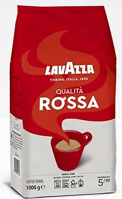 Lavazza Qualita Rossa Coffee Beans 1kg • £13.99