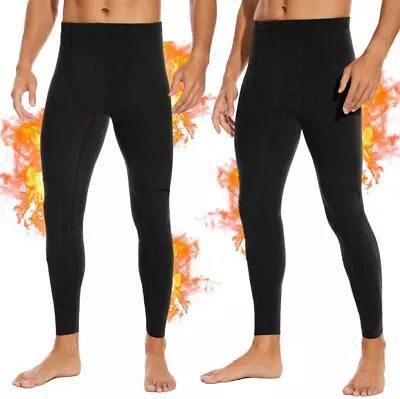 SIMIYA 2 Packs Mens Long Johns Thermal Underwear For Men Soft Base Layer Mens T • $32.35