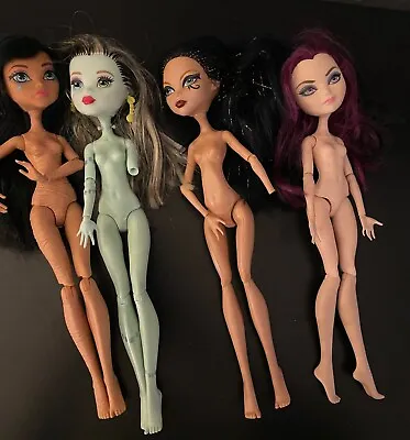 Lot Of 4 Monster High / Ever After Nude Dolls For Parts • $14.99