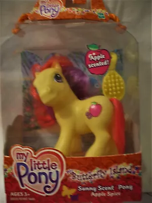 My Little Pony  'Apple Spice'  Butterfly Island Collection Hasbro 2004 Unopened • $30