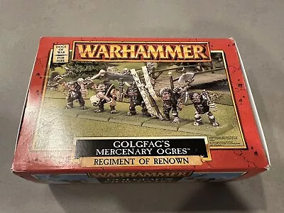 GW Warhammer OOP Dogs Of War Golgfag's Mercenary Ogres All Metal In Original Box • $70