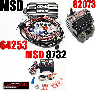 MSD Ignition 64253 Black Digital 6AL Ignition Control Rev Control W 82073 W 8732 • $599.95