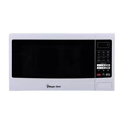 Magic Chef 1100 Watt 1.6-Cu-Ft Digital Microwave Countertop Auto Defrost White • $169.57