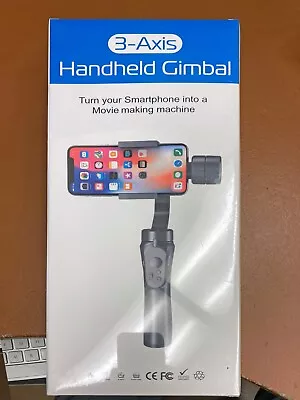 3-Axis Handheld Gimbal IPhone Mobile Android Camera Stabilizer - Black • $25