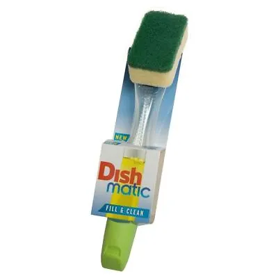 £3.99 • Buy Dish Matic Washing Up Brush Sponge With Liquid Dispenser Or Dishmatic Refills