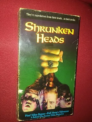 Shrunken Heads VHS 1994 Full Moon Entertainment Paramount Charles Band Elfman  • $8