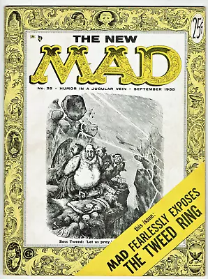 The New MAD Magazine Sep. 1955 #25 MAD Fearlessly Exposes The Tweed Ring Look! • $65.99