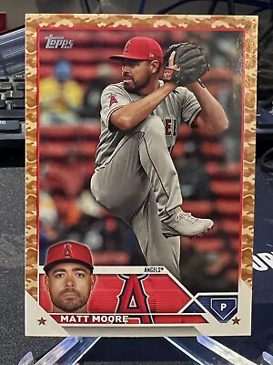 2023 Topps Update Memorial Day Camo #US274 Matt Moore #19/25 Angels • $20.50