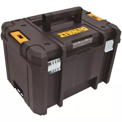 Dewalt Tstak Deep Box TSTAK VI 17 In. Stackable Deep Tool Storage Box • $38.68