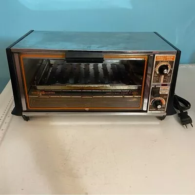 Vintage 70’s GE General Electric Toast ‘n Broil Toaster Oven *WORKS* • $89.21