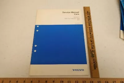 Volvo Service Manual Cars Section 0 New Car Features 1994 850 Tp 0002201 (799) • $11.10