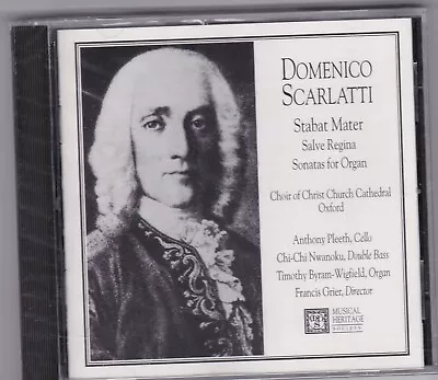 Scarlatti: Stabat Mater  Sonatas For Organ  CD  NEW Musical Heritage Society • $7.99