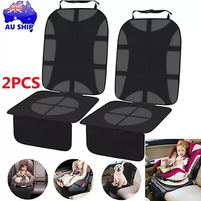 2pcs Large Car Baby Seat Protector Cover Cushion Anti-Slip Waterproof Safety AU~ • $16.99