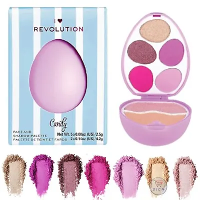 I Heart Revolution Candy Easter Egg Face & Shadow Palette BRAND NEW BOXED • £6.99