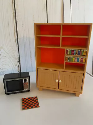 Smaller Homes Dollhouse Living Room Cabinet TV Vintage • $16