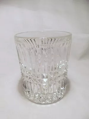 *NEW* Set Of 4 Vintage FOSTORIA Crystal Glass ASPEN Rock LOWBALL GLASSES • $19.99