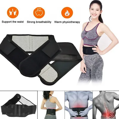 For Sciatica/Slipped Discs Pain Relief Magnetic Back Lumbar Support Brace Belt • $6.69