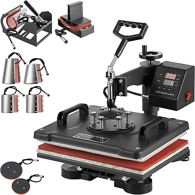 Heat Press 15 X 12 Inches Swing Away Design 8 In 1 Digital Multifunction Heat P • $476