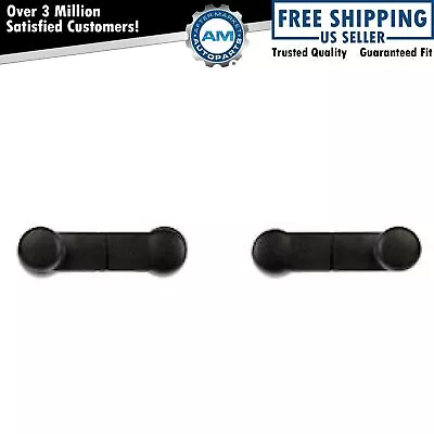 Black Door Window Crank Handle Pair Set For 86-08 Mustang F150 F250 Pickup Truck • $15.66