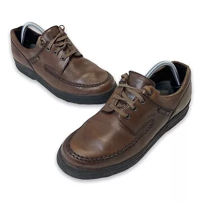 Mephisto Air-Jet Runoff Brown Leather Oxford Lace Up Shoes Men's US Size 10 • $54.95