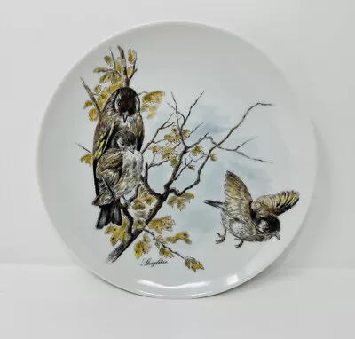 Vintage Kaiser W Germany Fine Porcelain Nature Bird Plate Stieglitre Goldfinch • $22.90