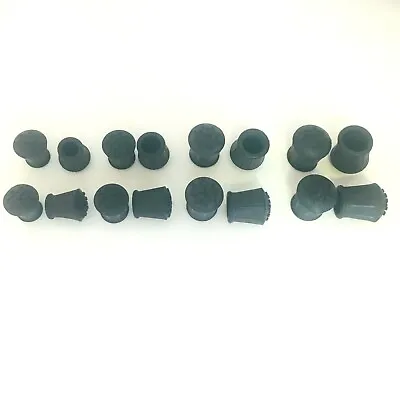 Heavy Duty Walking Stick Rubber Ferrules Cane Crutch Grip Tip Ends Various Sizes • £4.25