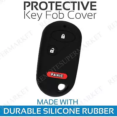 Key Fob Cover For 2003-2011 Honda Element Remote Case Rubber Skin Jacket • $6.95