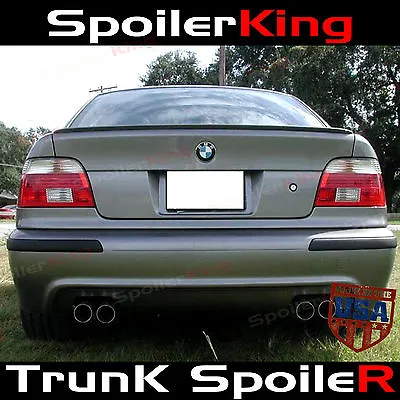 (244L) M Style Trunk Spoiler Fits: E39 1997-2003 5 Series BMW Rear Trunk M5 Wing • $59.25