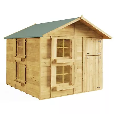 BillyOh Peardrop Two Storey Childs Wooden Playhouse Outdoor Kids Wendyhouse • £616