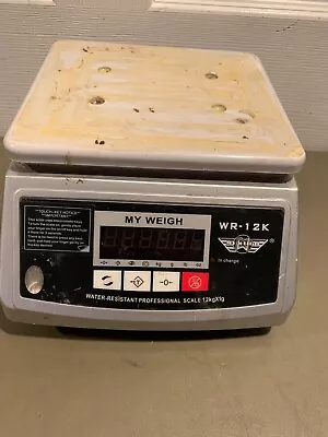 My Weigh WR-12K Digital Washdown Scale Untested • $49.39