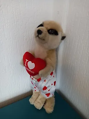 PMS 'I Love Meerkat' Soft Toy 35cm • £3