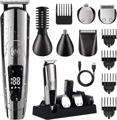 Beard Trimmer For Men Electric Hair Clipper Cordless Mens Grooming 6 In 1 Kit H • $27.99