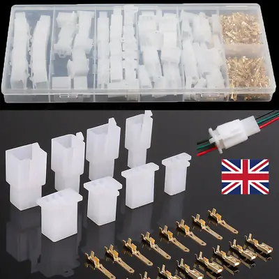 40 Set Motorcycle Car Electrical 2.8mm 2 3 4 6 Pin Wire Auto Connectors Terminal • £9.57