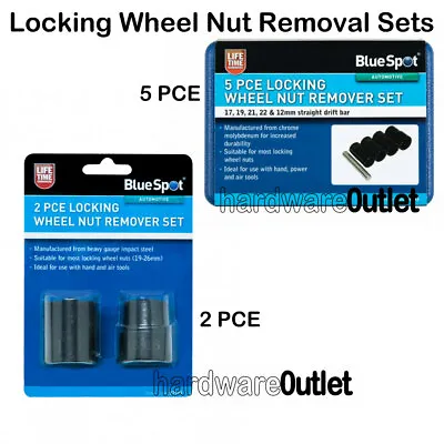 LOCKING Wheel Nut Remover SET Corroded Damaged Bolt Removal Car Van • £7.95