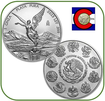 2023 Mexico BU Silver 1 Oz Libertad Mexican Coin In Direct Fit Capsule • $41.95