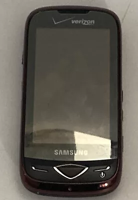 Samsung SCH-U820 Reality Verizon Cell Phone Black Red Keyboard Touchscreen 3G • $23.99