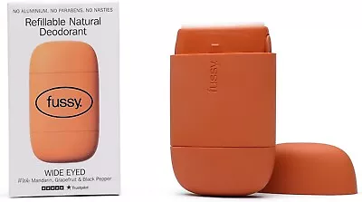 Fussy Refillable Wavy Days 24 Hour Protection Natural Deodorant Wide Eyed 40g • £12.99