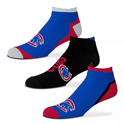 Chicago Cubs $100 Flash Promo Socks 3-Pack Large (10-13) • $23.99