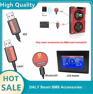 For Daly BMS Bluetooth Module/ 485/ UART/ Touch Control LCD Accessories Lot SUK • $37.63