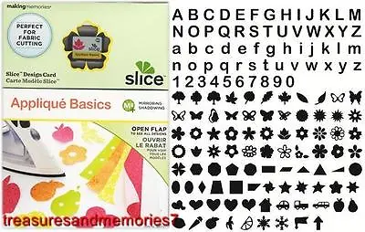 SLICE Design Card APPLIQUE BASICS 35673 MIRRORING & SHADOWING Making Memories • $13.99