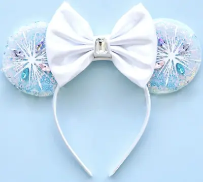 Frozen Elsa II Minnie Mouse Ears Headband-Disneyland- HANDMADE • $12.99