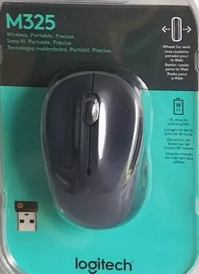 Logitech M325 Wireless Mouse With Nano Receiver -Black  (IL/RT6-13167-910-002... • $35